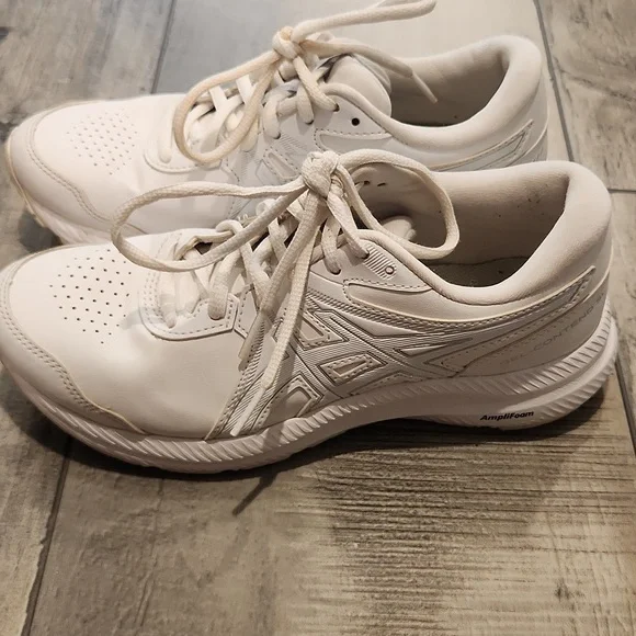 ASICS Women's White Athletic Sneakers Size 6 Gel Contend Sl - Picture 3 of 8